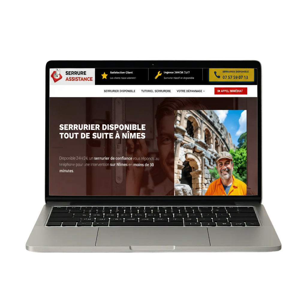 mockup-macbook Création de site web à Nîmes par Iscle